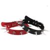 Japanese Harajuku Punk Spiked Leather Choker Necklace for Cosplay