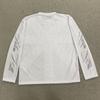 European and American Y2K Dark Style Letter Printed Long Sleeved Gothic Street Top for Men and Women