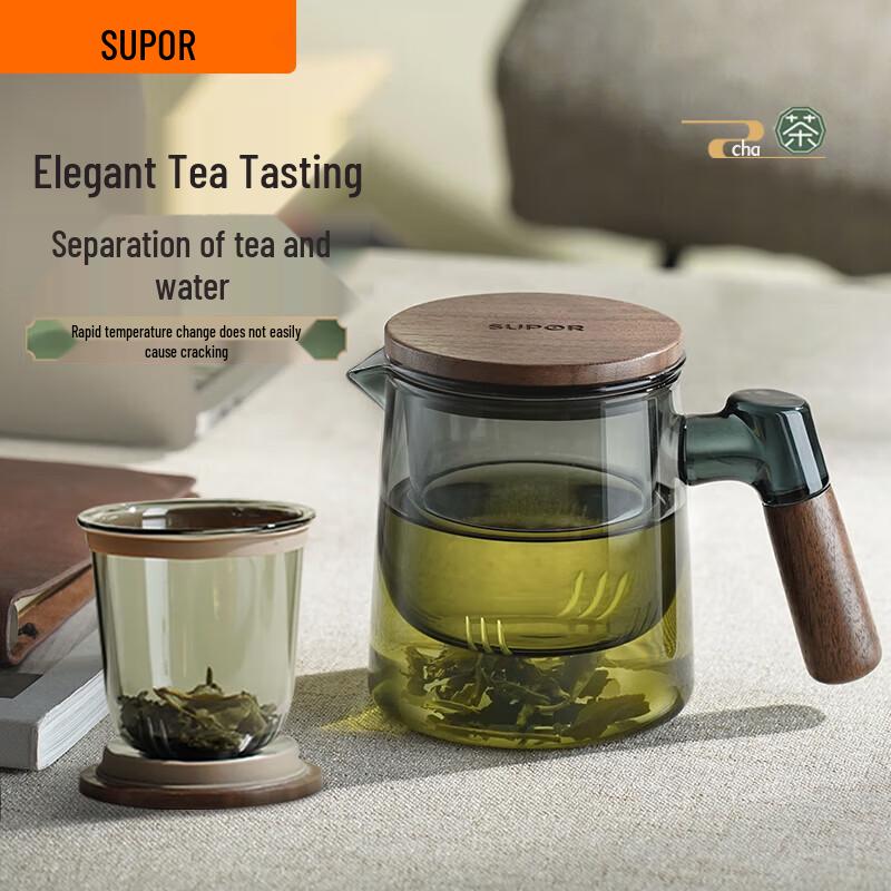 SUPOR Borosilicate Glass Tea Infuser Cup