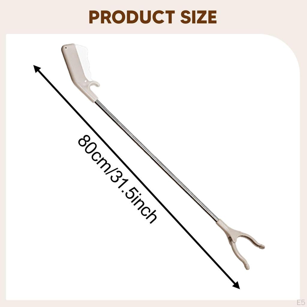 Grabber Reacher Tool Clothes Hook Pole Hanging Anti Slip Garbage Trash Picker Pickup for