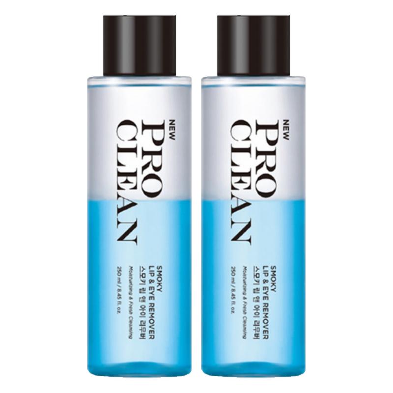 Tony Moly Pro Clean Smoky Lip & Eye Remover, 250ml, 2 pcs