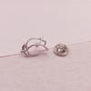 Personality Hollow Metal Brooch Anti Exposure V-neck Buckles Accessories Versatile Small Brooch Pin Coat Buttons Ornaments Gifts