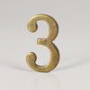 Bronze Color Door Number With Backing Adhesive House Number Apartment Door Number For Outdoor Hotel Home Mailbox Label