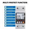 WiFi Smart Energy Meter AC 63A 80-300V WiFi Smart Earth Leakage Over Under Voltage Protector Relay Device Switch Breaker Energy Power kWh Meter Smart