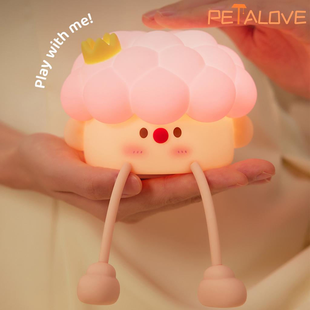 Capybara Night Light Rechargeable Mobile Smart Settings Timing Silicone Lamp Unique Bedside Decoration Pat Brightness Adjustment