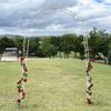 1-2Garden Outdoor Metal Arch Climbing Frame Wedding Celebration Decorative Flower Stand Courtyard Grape Vine Plant Climbing Supp