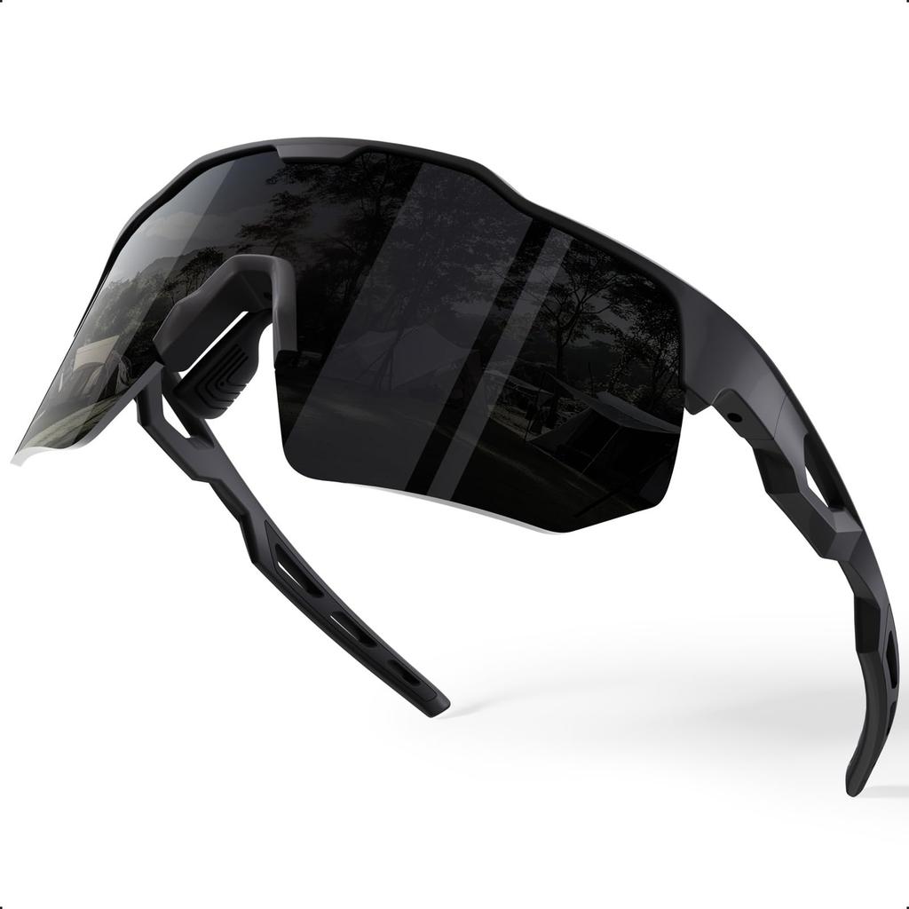 HAAYOT Sports Sunglasses with Polarized Lenses for and Road TR90 UV400 Protection for Men and Women Baseball, Cycling, Bikes, Ultra-Lightweight