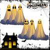 33.5Inch Halloween Ghost Light Up Spooky Ghost with Light Battery Operated Halloween Decoration Halloween Light Up Spooky Ghost