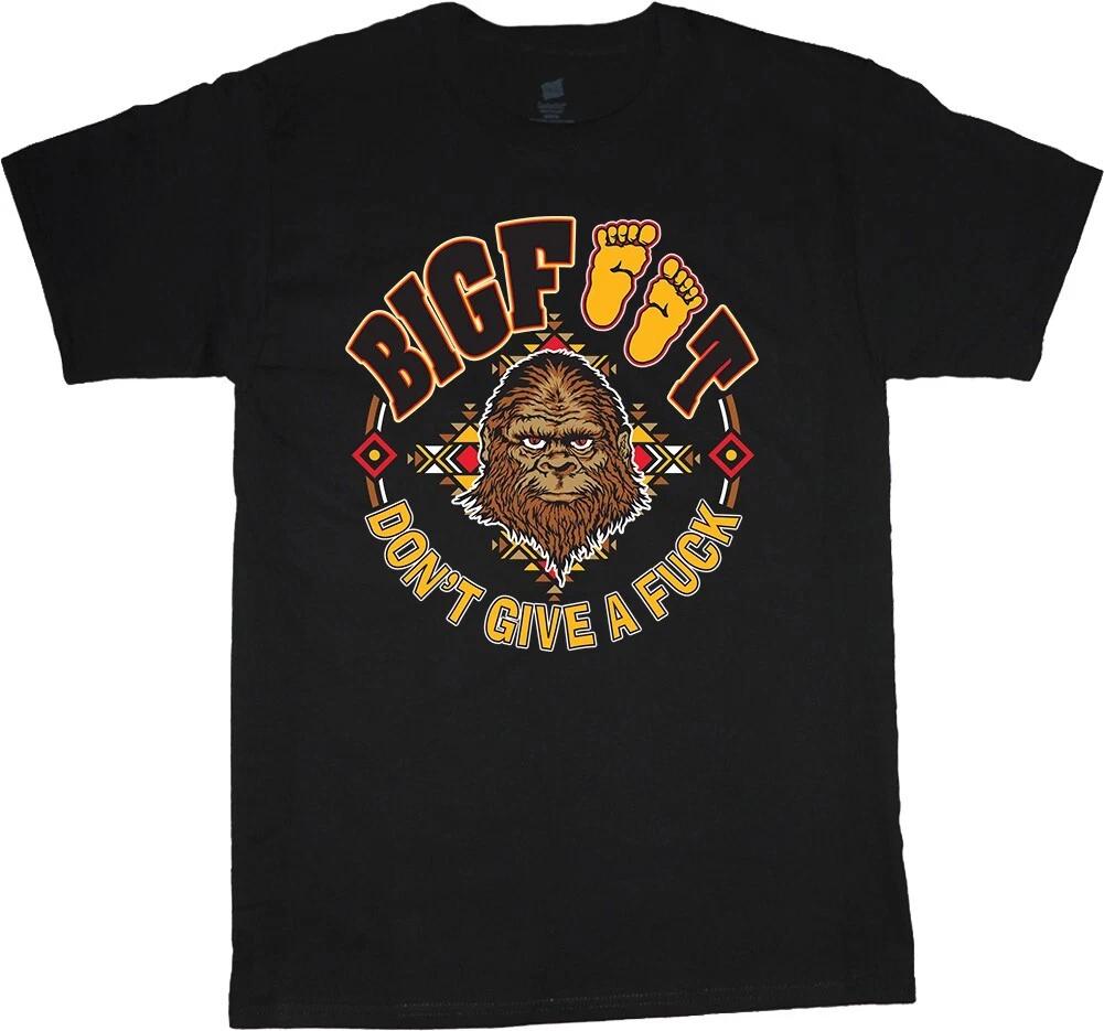 Bigfoot Funny T-shirts Mens Sasquatch Mens Graphic Tees Rude Offensive XXXL