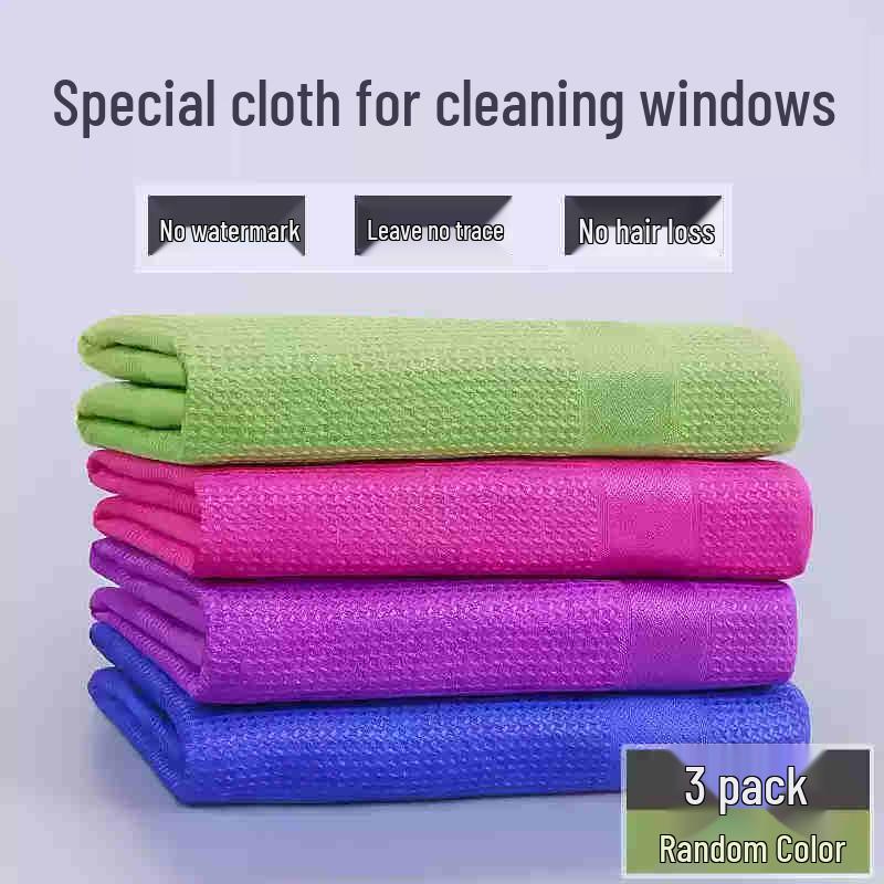 Безворсовые салфетки Ally для чистки стекла и зеркал (3-Pack)