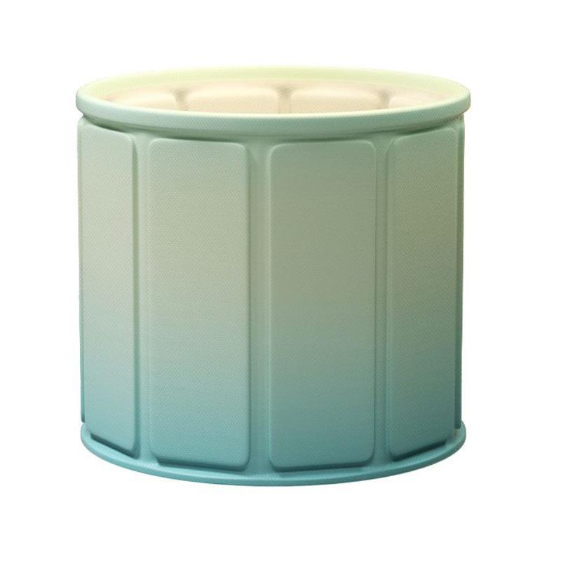 Collapsible Full-Body Bathtub for Adults and Children, Ideal for Bathing, Soaking, and Swimming.