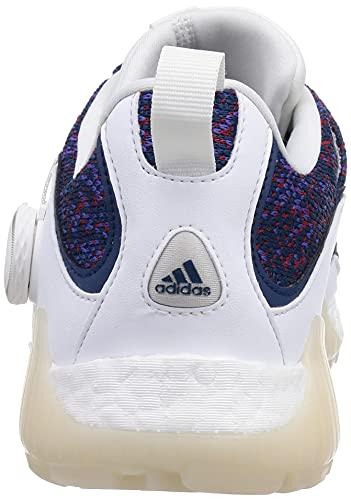 Adidas Golf Women's Code Chaos Boa 21 Golf Shoes, White/Legend Marine/Scarlet, Size 22.5 cm