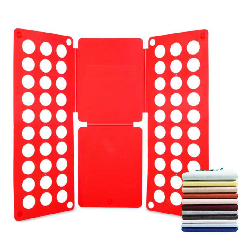 Lazy Person’s Creative Folding Board: Easy Clothes Organizer and Shirt Folding Rack