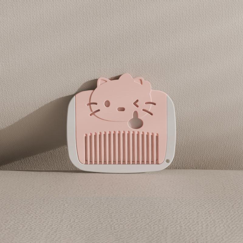 

Cartoon Sanrio Hello Kitty Folding Mirror With Hair Comb Mini Portable Pocket Makeup Mirror Kid Gifts Gifts Kids Toys