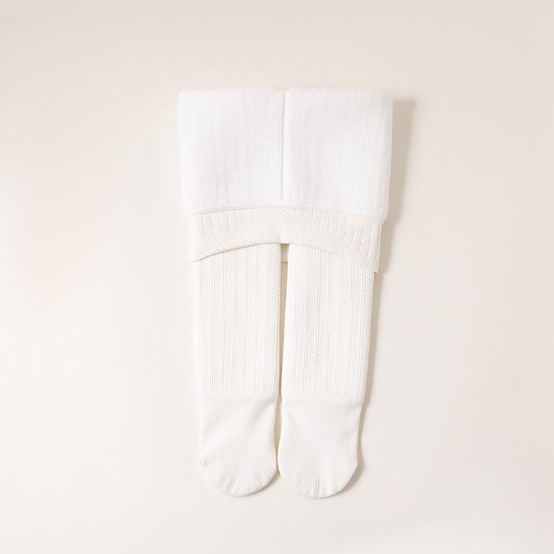 

Дівчачі бавовняно-лляні легінси з флісовою підкладкою - Теплі колготки-дев ятиточки для осені та зими 2XL (Height 140-155cm)