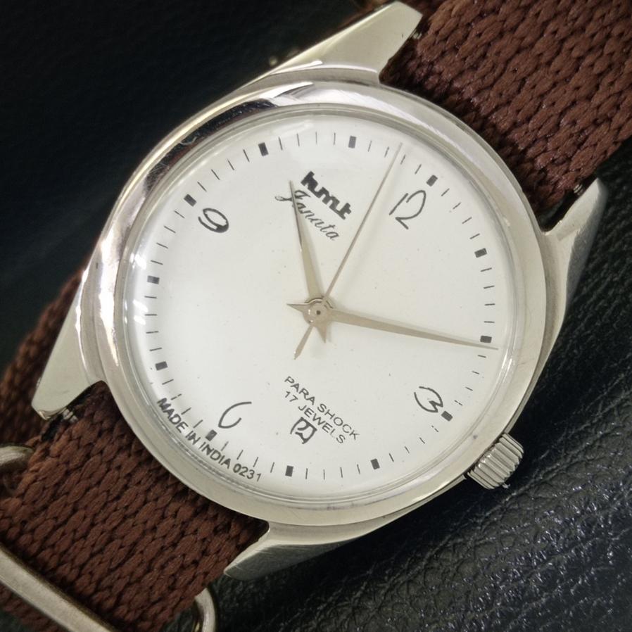 

USED CLASSIC HMT JANATA MANUAL WINDING WHITE DIAL WATCH FOR MEN a430024-2 R101-a430024