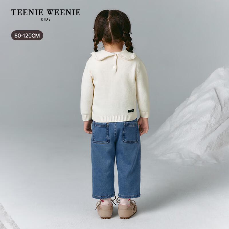 Teenie Weenie Kids Sweet Lapel Pullover Sweater