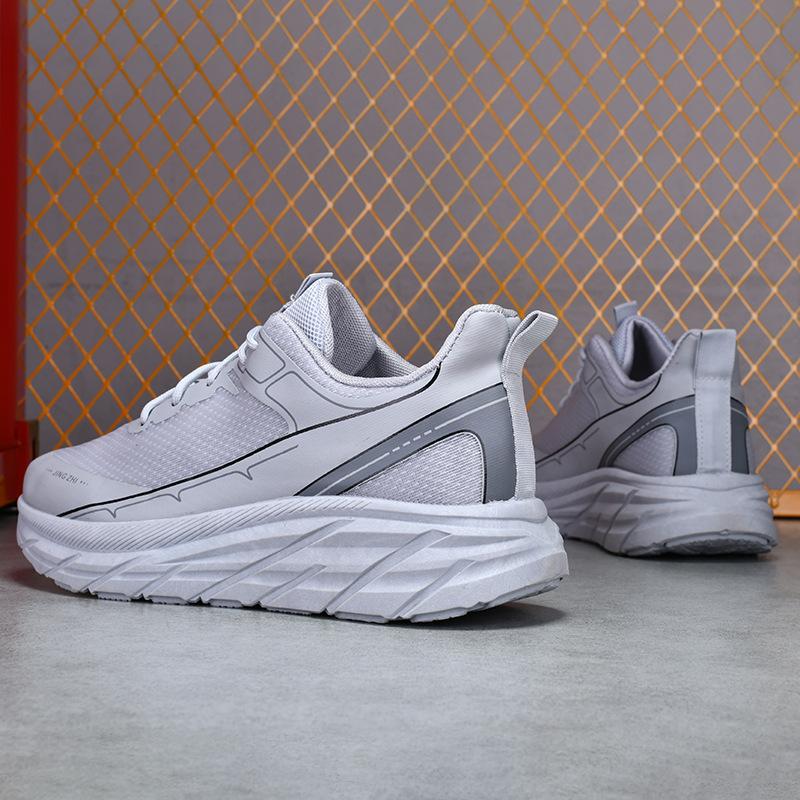 

Casual shoes men s lace-up sneakers low-top non-slip soles men s shoes two-color casual shoes sneakers shoes 39 сірий колір