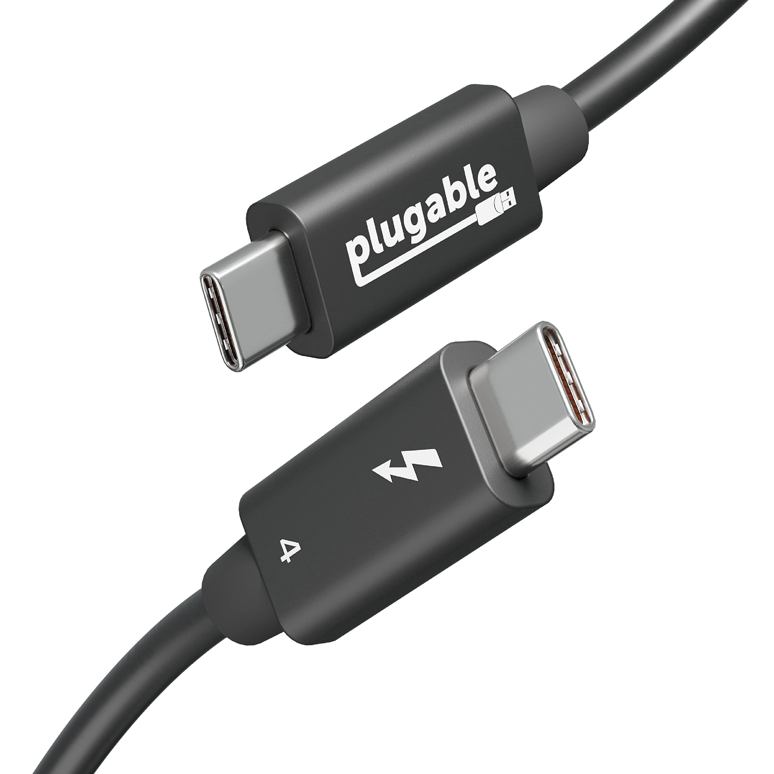 

Кабель Plugable Thunderbolt 4 40 Гбит/с Поддержка зарядки 240 Вт 1 м 1 x 8K 2 x 4K Совместим с USB4 Thunderbolt 3 [Сертифицирован Thunderbolt] Монитор, Мониторы, чёрный