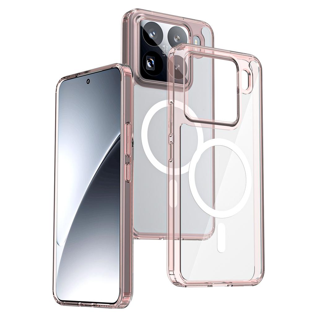 For Xiaomi 15Ultra Phone Case 15t Fully Transparent Magnetic Suction All Inclusive Xiaomi 14pro Ultra-thin Protective Case
