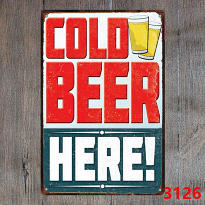 Vintage Cocktail WiFi Tin Sign for Bar, Bedroom, KTV, and Restaurant Décor