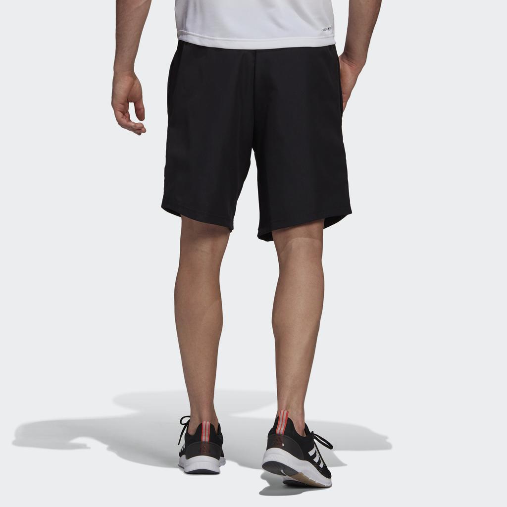 Adidas Sport Essential Logo Print Training Shorts Men Shorts Black GV5923