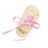  Smooth Wooden Threading Lacing Shoe Toy with Colorful Laces Shoe Lace Practice Board for Children Safe and Fun Learning
