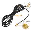 SMA to SMA Connector RG174 Router Antenna Extention Cable sma-j to smak RF 0.5-8m Extend Cable Converter Cord Copper Feeder Wire