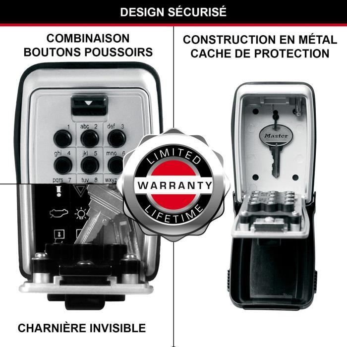 Armoire de sécurité Masterlock Boîte à clés 5423EURD Format L