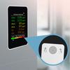 6 In 1 Multifunctional Air Quality Detector PM2.5 PM10 HCHO TVOC CO CO2 Formaldehyde Monitor LCD Display Home Air Quality Tester