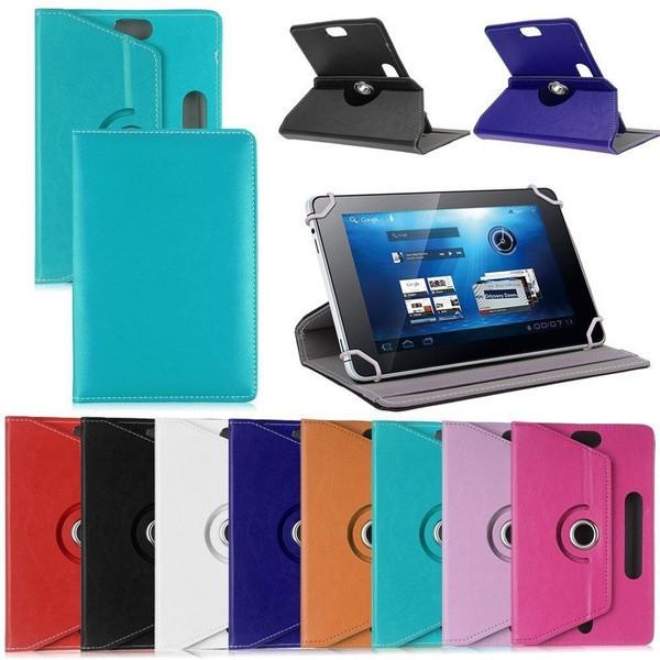 Premium Folio 360 Case Cover For Universal Android Tablet Pc 7" 8" 9" 10" With Elegant Design