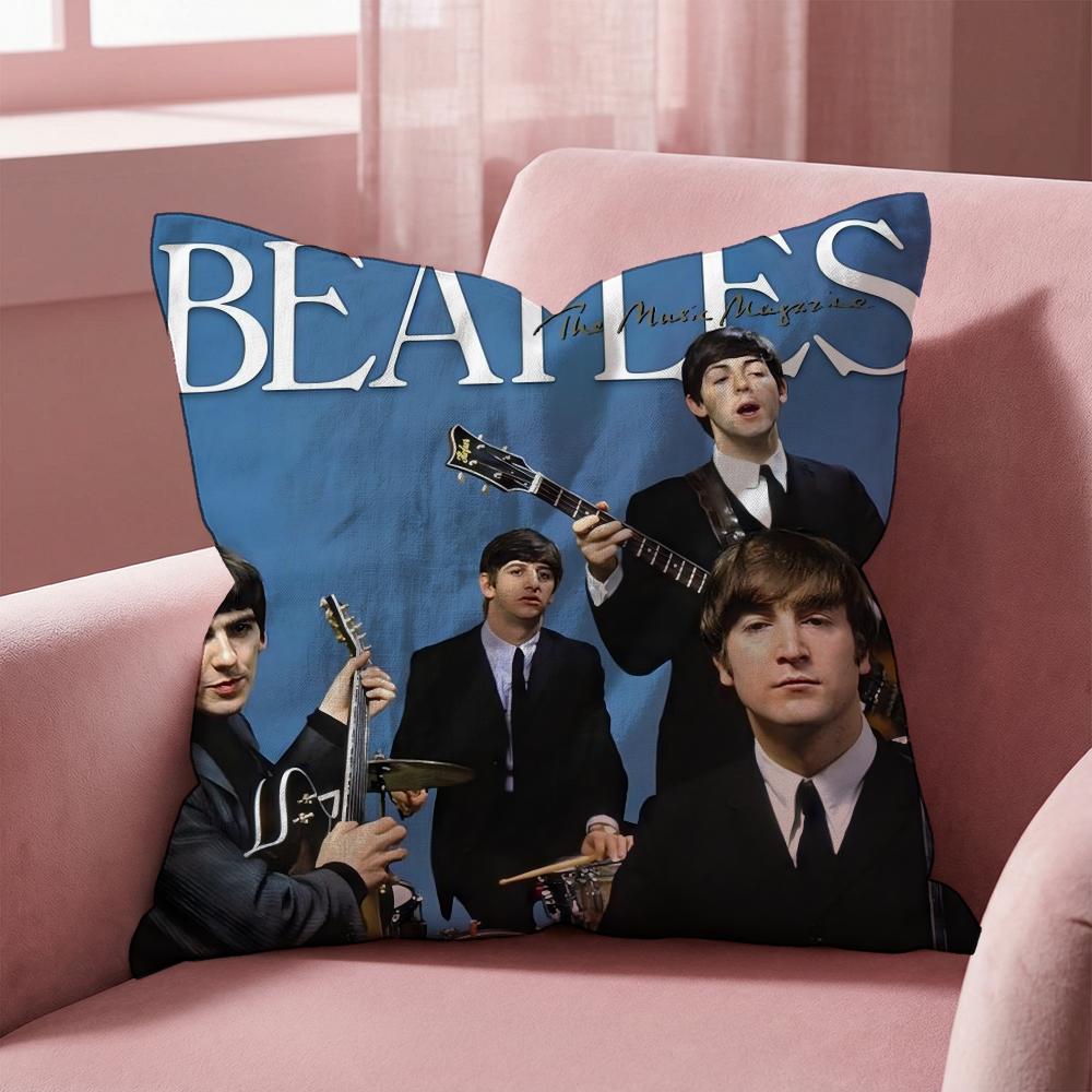 The Band T-The B-Beatles Cushion Cover Multi-Scene Pillow Cover for Home & Car - Reversible, Soft & Durable for Daily Use