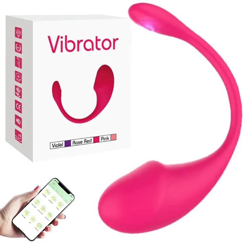 Wireless Bluetooth Dildo G Spot Vibrator for Women APP Remote Control Wear Vibrating Egg Clit Female Panties Sex Toys for Adults