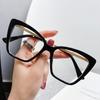 Red Square Anti-Blue Light Glasses Women Men Oversized Optical Eye Protection Ultra Light Eyeglasses Office Computer Goggles