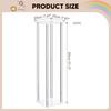 Acrylic Flower Stand Pillar Column Geometric Transparent Pedestal Tall Vase for Home
