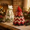 Festive Bird Theme Patchwork Christmas Tree Kit, DIY Quilted Fabric Craft Unique Gift for Crafters Floral Handmade Centerpiece Holiday Home