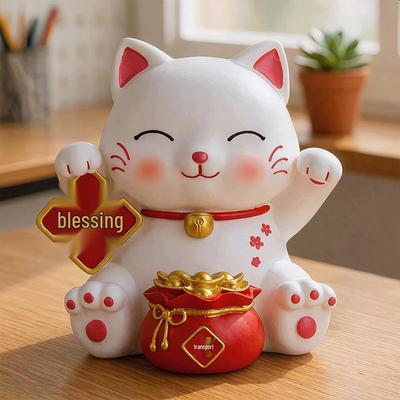 Lucky Cat Silicone Piggy Bank for Kids - Perfect Gift for Birthdays and Events