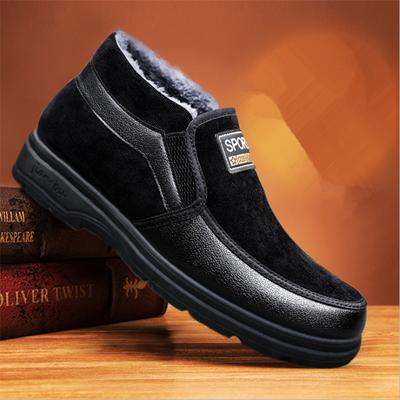 Winter Herrenstiefel Wildleder Warm Schnee Damenstiefel Herren Arbeit Freizeitschuhe High Top Baumwollschuhe Rutschfeste Stiefeletten