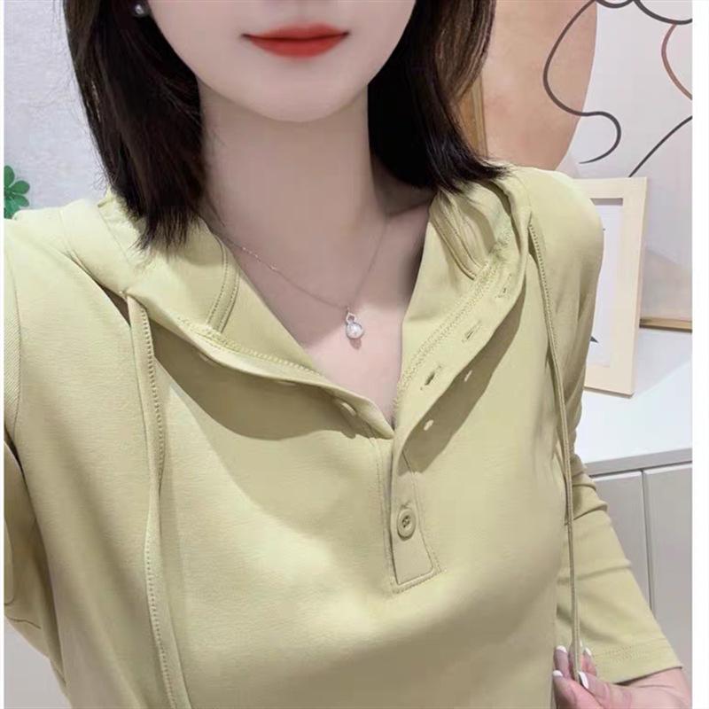 2026 Spring/Autumn Stylish Slim-Fit Long-Sleeved Hooded Sweatshirt 3XL (140-150) жёлтый/горчичный