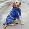 Waterproof Puppy Big Dog Hooded Raincoat for Small Large Dogs Reflective Pet Dog Clothes Labrador Golden Retriever Rain Coats