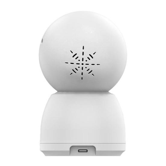 Security Surveillance Full Color Night Vision Dual Camera with 360-degree Rotation Voice