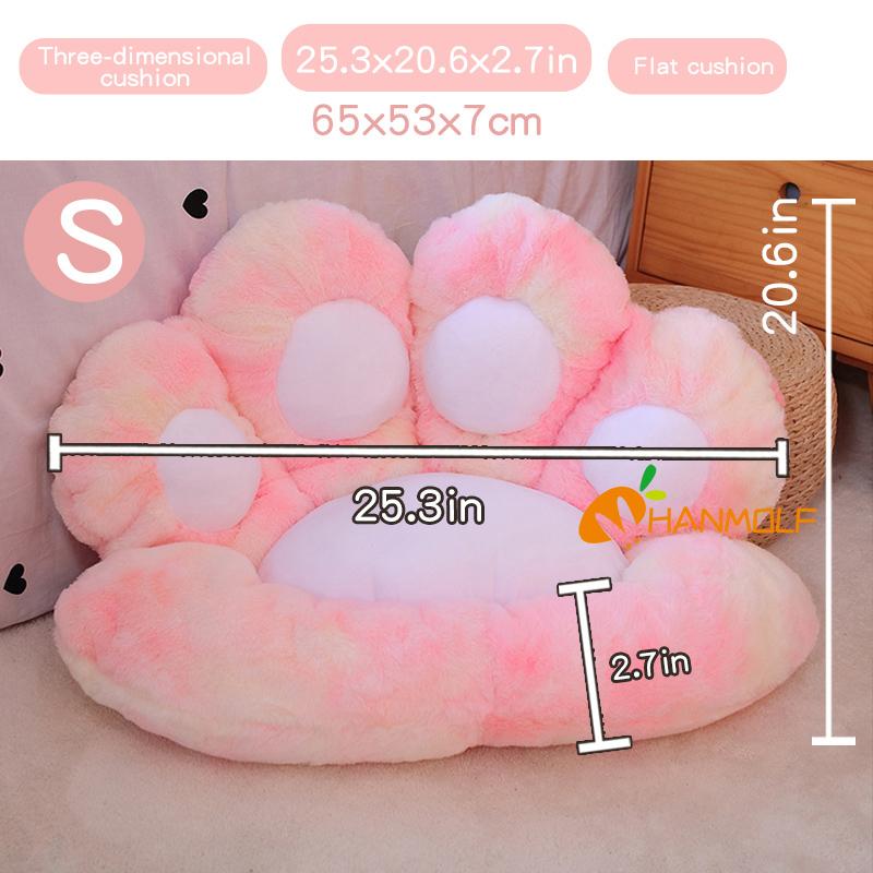 Cat'S Paw Plush Pillow Stuffed Fluffy Chair Sofa Cartoon Animal Seat Cushion Indoor Floor Decoration For Cats Dogs Present
