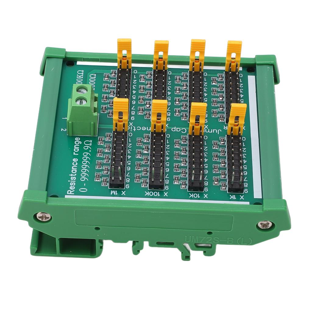 Widerstandsplatine 0 bis 9999999,9 Ohm PCB Programmierbare SMD-Widerstandsplatine mit Klemmen 220V