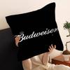 Classic Beer Brand B-Budreiser Personalized Pillow Cover Kids Bedroom Wild Party Decor Pillowcase kid Birthday shower Gift