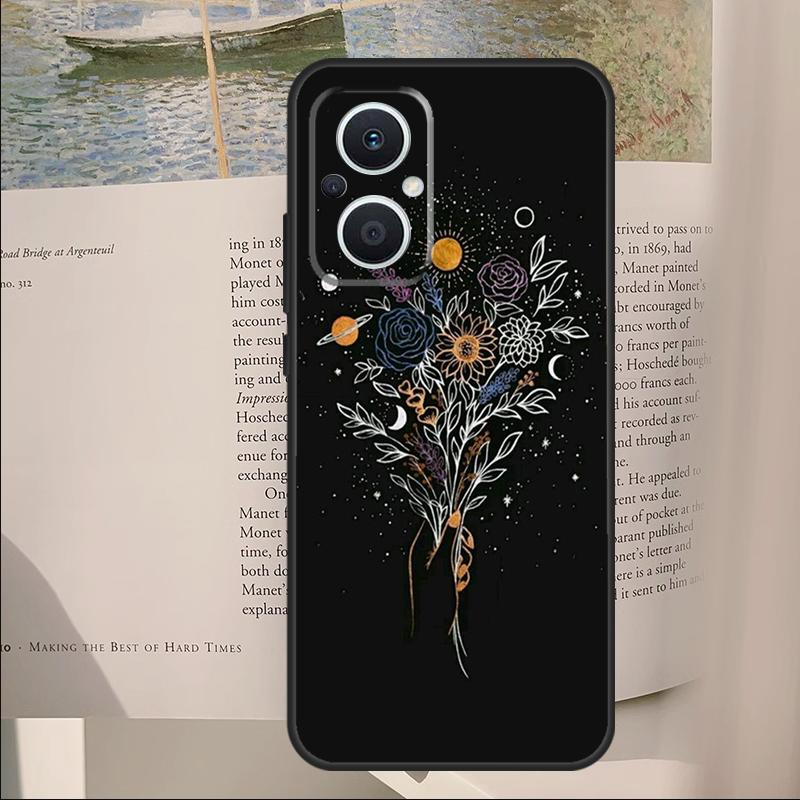 Constellations Stars Sun Moon Galaxy Phone Case For OPPO Find X5 X6 Pro X2 Lite X3 Neo Reno 4Z 5Z 2Z 8T 3 4 5 6 7 8 Lite Cover
