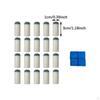 Pool Cue Tips, 50 Pieces, Easy To Install Repair with Chalk, D Tips