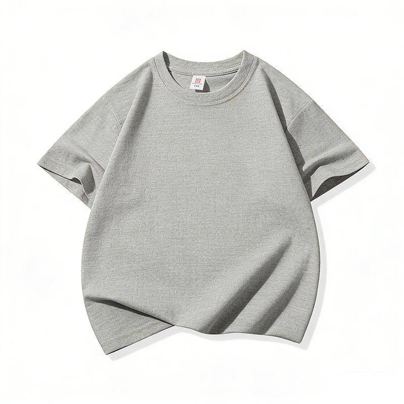 Customizable Kids' Summer Short Sleeve T-shirt with Logo Print