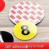 Round Acrylic Adhesive Number Plate