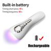 YIKOOLIN Handheld UV LED Nail Lamp USB Rechargeable Mini Manicure Lamp Nail Dryer With 5 Lamp Beads Quick Drying Gel Nail Polish