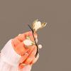 Brooch Magnolia Branch Design Lapel Brooch Pin Sweaters Collars Hats Bags Coats Scarves Badge Versatile Accessory